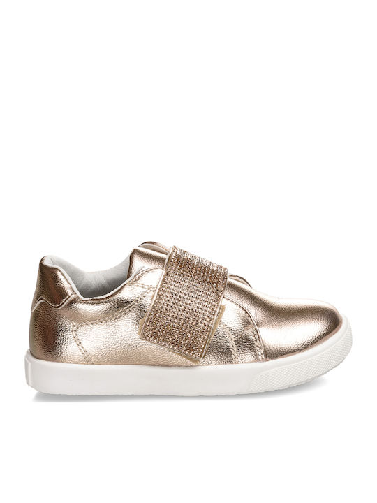 Kinder Sneakers mit Klettverschluss Beige