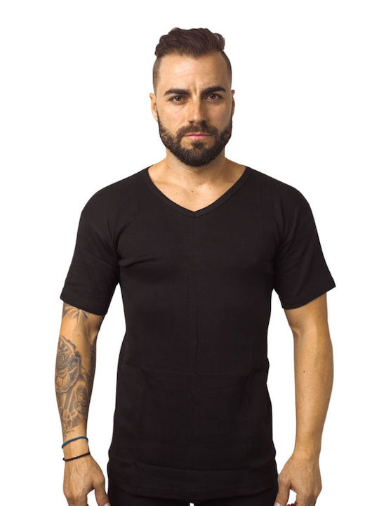 Onurel Men's Undershirts ΜΑΥΡΟ 1Pachet