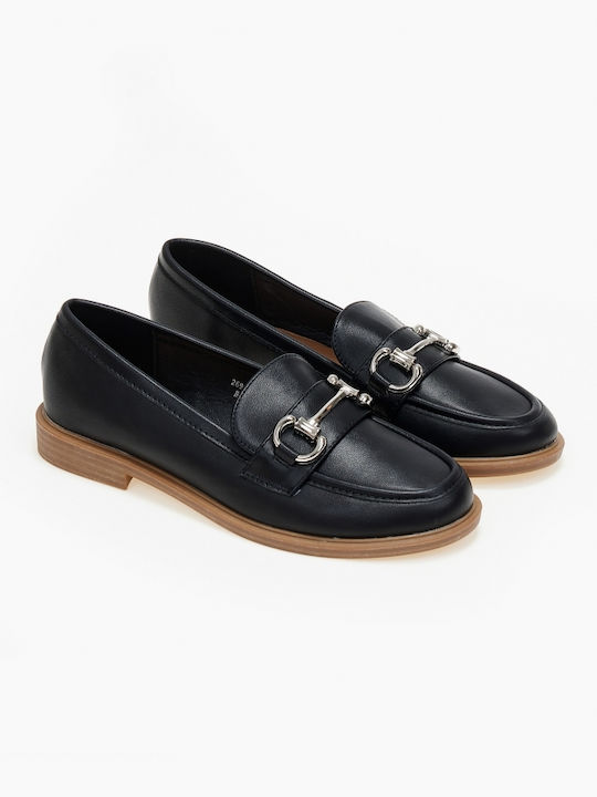 Issue Fashion Moccasini pentru femei în culoarea Negru