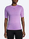 Brooks Women's Athletic Blouse Short Sleeve Purple