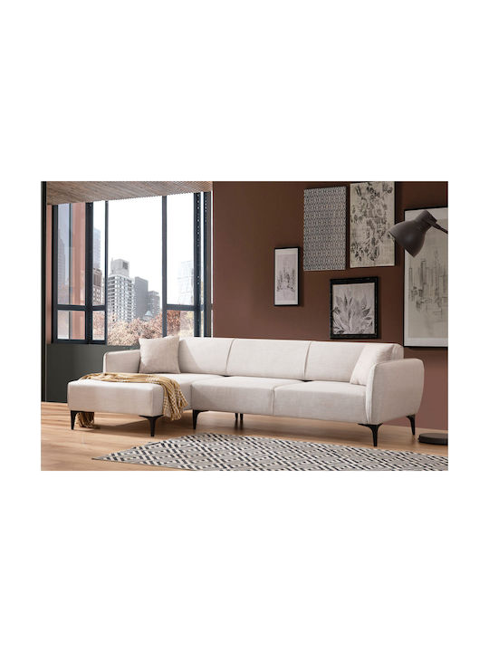 Belissimo Ecke Sofa mit Linker Ecke Off Weiß 27...
