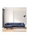 Belissimo Ecke Sofa mit Linker Ecke Blau 270x140x67cm