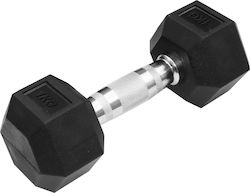 Pegasus Β-1013 Dumbbell Hexagon Rubber 1 x 5kg Pegasus Β-1013 Dumbbell Hexagon Rubber 1 x 5kg
