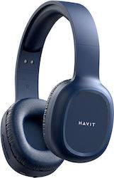 Havit Bluetooth / 3.5mm με 4 ώρες Λειτουργίας Μπλε H2590BT Pro