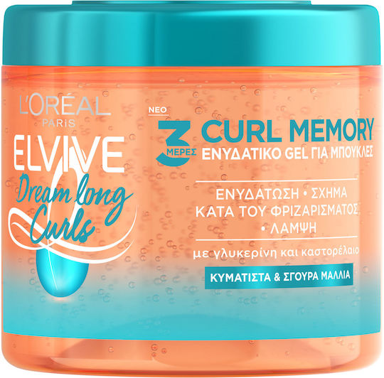L'Oreal Paris Elvive Dream Long Curl Gel Mască de Păr pentru Strălucire 400ml