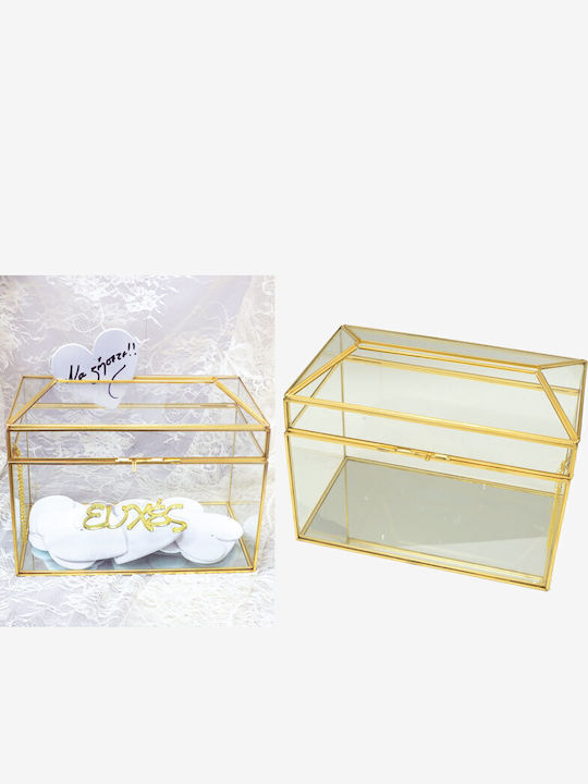 Faitakis Pack Wedding Wish Box Gold 24cm