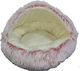 Fluffy Bett Katze Rosa