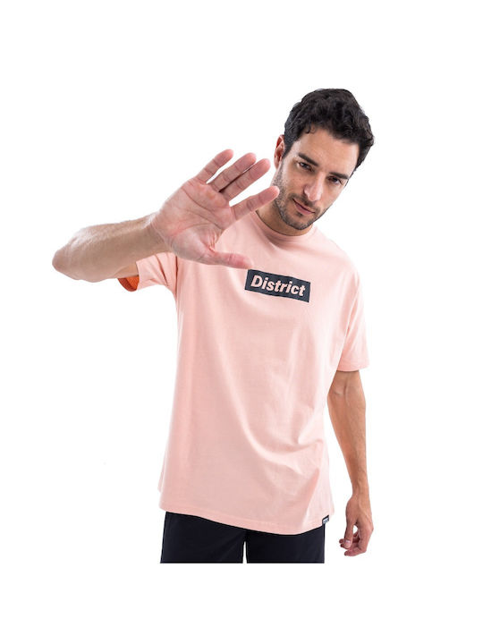 District75 Men's Short Sleeve Blouse Pink