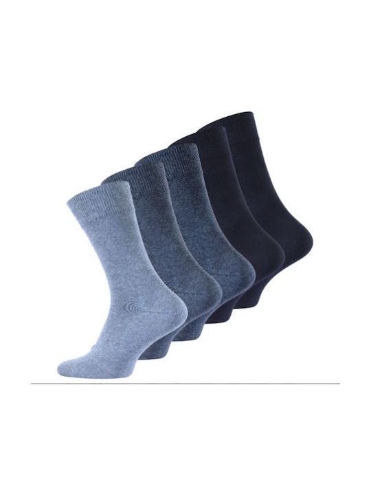 Baumwolle Men's Socks Blue 5Pack