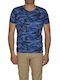 Devergo Men's Short Sleeve Blouse Blue