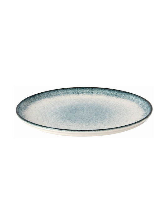 By Bone Tinta Occhio Plate Shallow made of Porcelain White with Diameter 28cm