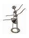 Etoile Figură Decorativă din Metal 18x8x21cm 1buc