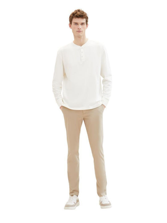 Hose Chino in Schlanker Passform Ecru