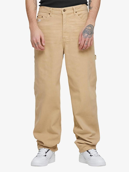 Karl Kani Men's Trousers in Baggy Line Sand