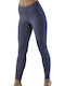 Women's Training Legging High Waisted Blue