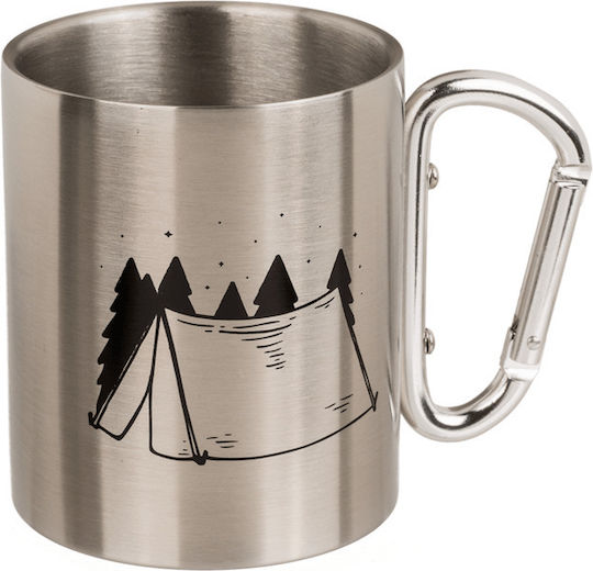 Out of the Blue Becher Metallisch Silber