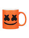 Marshmello Dj Cană Ceramică Portocaliu 325ml