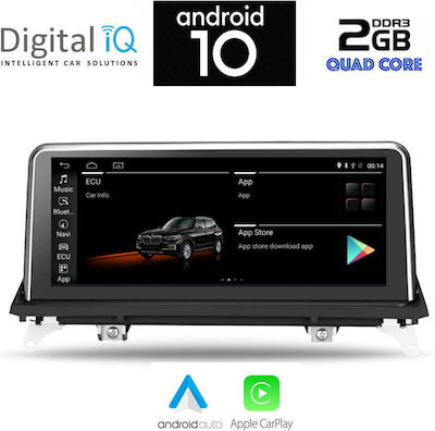 Digital IQ Car-Audiosystem für BMW X5 / X6 2009-2012 (Bluetooth/USB/AUX/WiFi/GPS/Apple-Carplay/Android-Auto) mit Touchscreen 8.8"