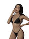 Fantasy Lingerie Unterwäsche-Set für Damen Bralette mit Zeichenfolge Black
