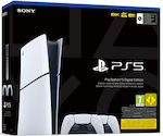 Sony PlayStation 5 Slim Digital 1TB cu al doilea DualSense (Pachet Oficial)