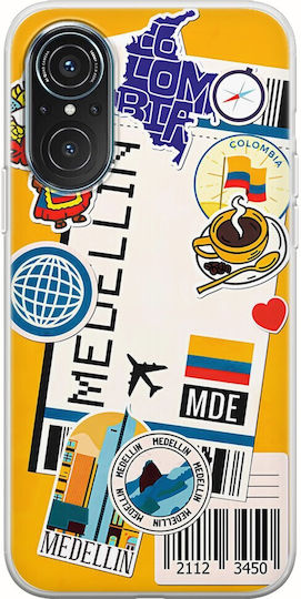 Ticket To Medellin Back Cover Silicone Multicolour (Huawei Nova 9 SE)
