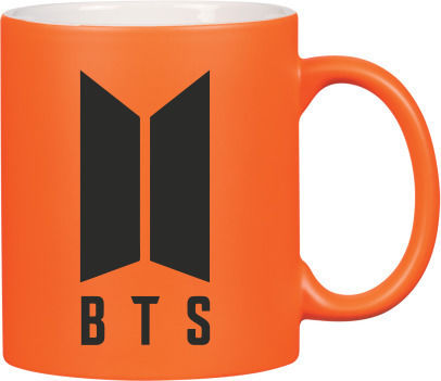 Bts Cană Ceramică Portocaliu 325ml