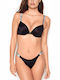 Chicret Essentials Underwear Set with Bra & Brazil Black