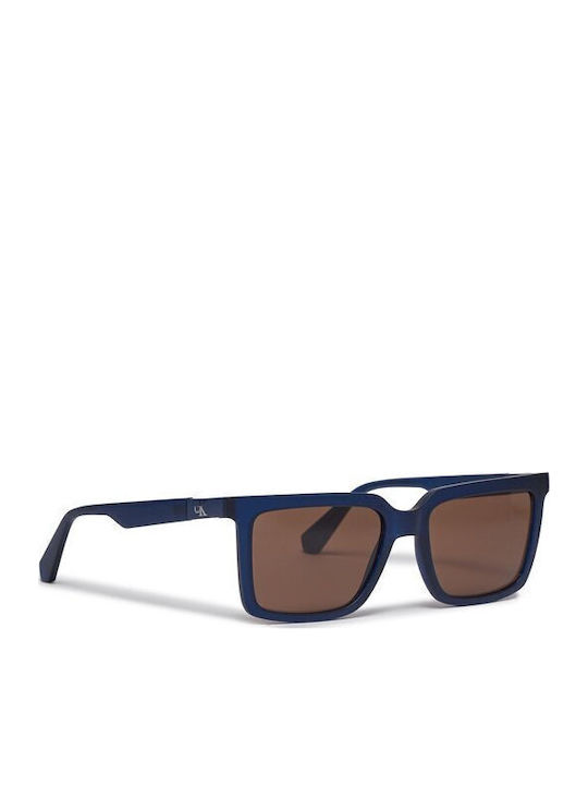 Calvin Klein Women's Sunglasses with Blue Plast...
