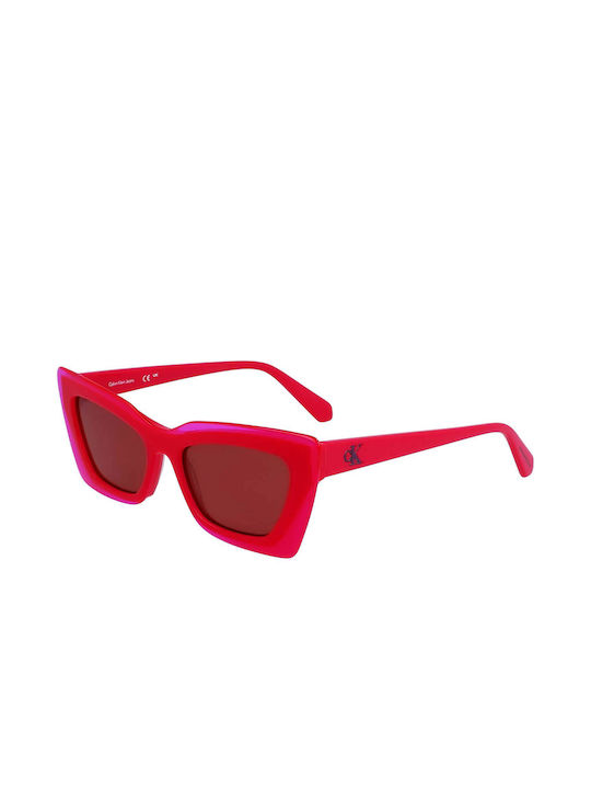Calvin Klein Sonnenbrillen mit Rot Rahmen CKJ23656S 675