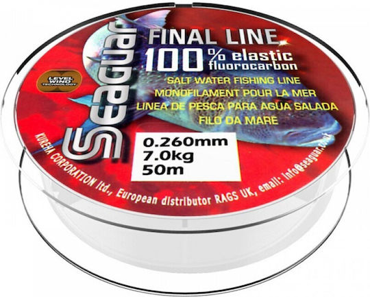 Seaguar Риболовна влакно Флуорокарбон 50м / 0.33мм