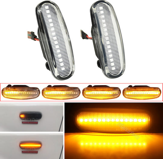 Carro Blitzlicht LED für Citroen Nemo Fiat Doblo / Fiorino / Idee / Linie / Multipla / Panda / Großer Punkt / Punto Evo / Qubo / Stil / Punkt Peugeot Bipper für Lancia Musa 2Stück