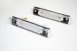 Carro License Plate Lights Led for Mercedes-Benz E Class / SL 1989-2001 2pcs