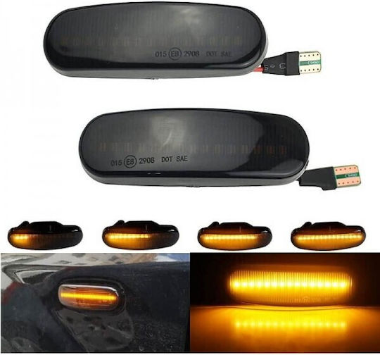 Carro Blitzlicht LED für Citroen Nemo Fiat Doblo / Fiorino / Idee / Linie / Multipla / Panda / Punkt / Großer Punkt / Punto Evo / Qubo / Stil Peugeot Bipper für Lancia Musa 2Stück