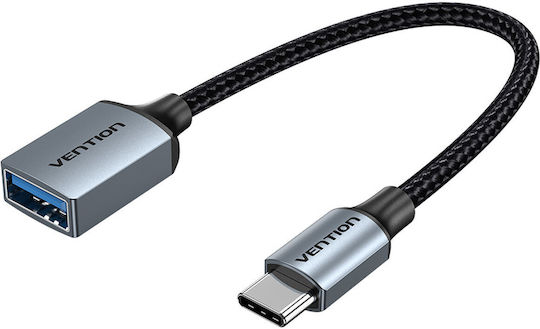 Vention Ccxhb Μετατροπέας USB-C male σε USB-A female Γκρι 1τμχ