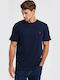 Mick T-shirt Navy Blue