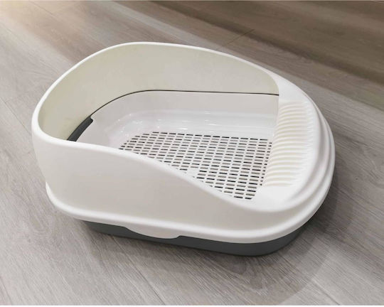 Animal Cat Basin with Sieve Blue L56 x W39 x H26cm