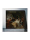 Death Leonardo Painting on Canvas 80x80cm