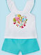 Kids' Set with Shorts Summer 2pcs Pink