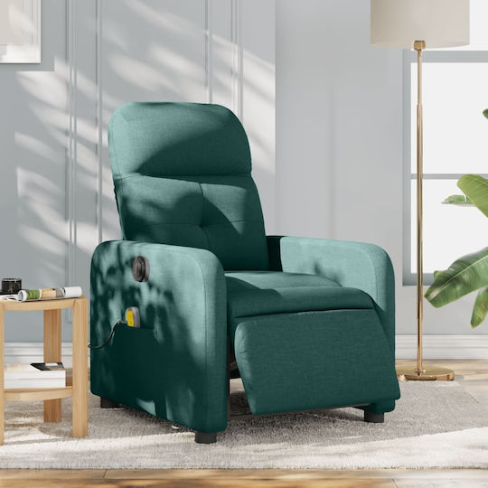Relaxsessel Friseurwaschbecken mit Fußhocker Grün 66x89x96cm