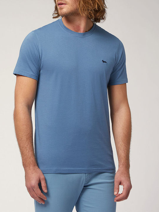 Harmont & Blaine Men's Short Sleeve T-shirt Blue