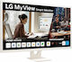 LG 32SR50F-W IPS HDR (High Dynamic Range) Монитор 32" FHD 1920x1080 с Време за Реакция 8мс GTG