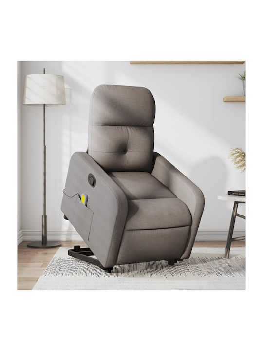 Fotoliu Relax Masaj cu Puf Maro 66x89x96cm