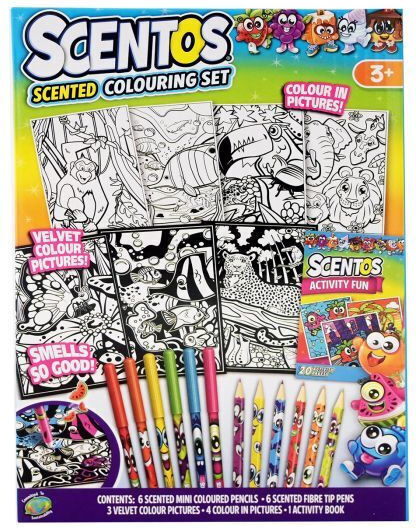 Scentos Mini Kunstset mit duftenden Buntstiften & Markern