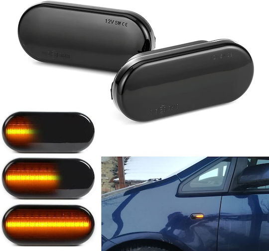 Carro Flash LED за Ford Focus C-Max / Fiesta / Galaxy Mercedes-Benz Vario Mini Кабрио Seat Толедо / Леон / Ибица / Кордоба / Алхамбра / Ароса / Exeo / Инка / Алтеа / Мии Skoda Цитиго Volkswagen Голф / Венто / Бора / Пасат / Поло / Транспортьор / Количка / Електронна търговия / Еос / Лисица / Голф Плюс / Джета / Лупо / Сантана / Шаран / Амарок 2бр