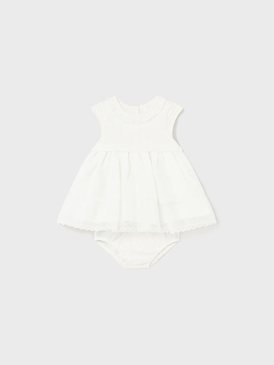 Mayoral Kids Dress Beige