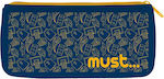 Must Pencil Case with 1 Compartment Blue