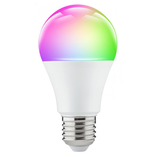 Powertech Smart LED-Lampe 10W für Fassung E27 und Form A60 RGB 400lm