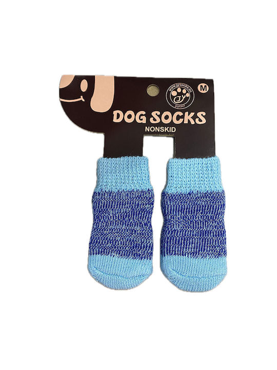 Value Imports Socks Dog in Light Blue Color