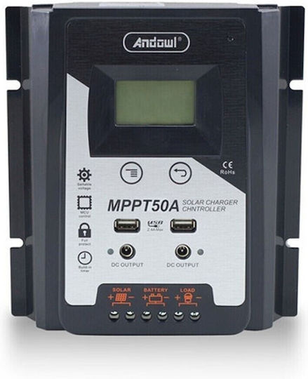 Andowl Ρυθμιστής Φόρτισης MPPT 12V 50A