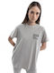 District75 Damen T-shirt Beige